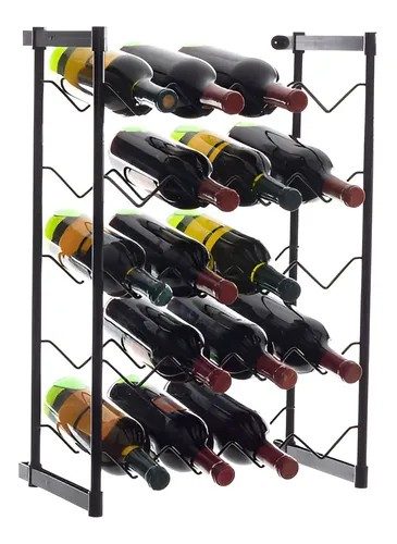 Mini Adega Aramado Metaltru para 20 garrafas de vinho